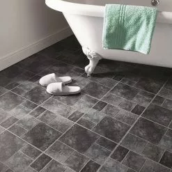 Dalle Pvc Adhesive Effet Pierre - KINGMANN