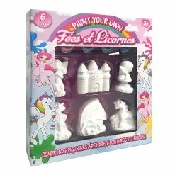 PLAY-DOH Set Fees Et Licornes A Peindre