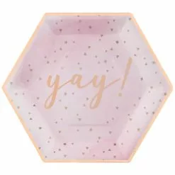 PAT PATROUILLE Paquet De 16 Assiettes Hexagonal