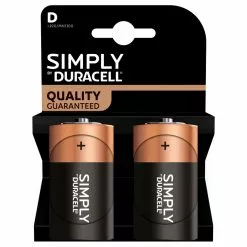 Panasonic Pile Duracell Simply Lr20 X2 - Duracell