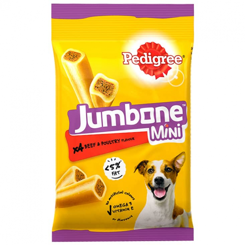 PETIT COUCHAGE Jumbone Petit X4 Pour Chiens - PEDIGREE 3 PETIT COUCHAGE Jumbone Petit X4 Pour Chiens - PEDIGREE