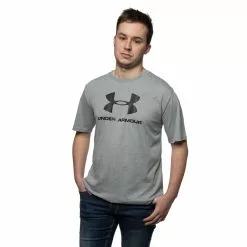 Nike Tshirt Gris Homme Under Armour - UNDER ARMOUR